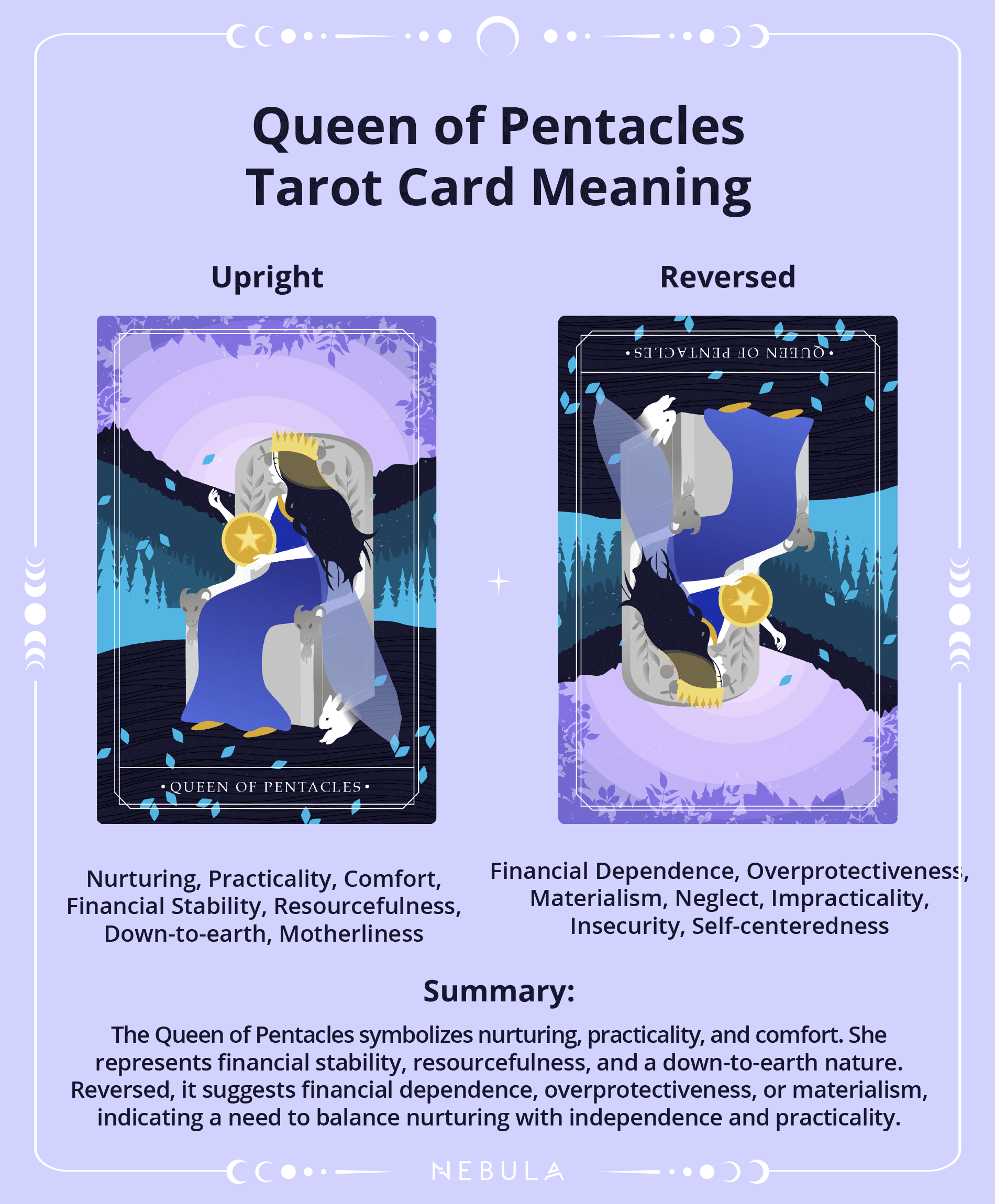 Queen Of Pentacles Tarot Card Meaning
